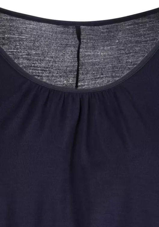 Discount LASCANA 3/4-Arm-Shirt Navy