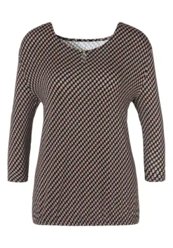 Vivance 3/4-Arm-Shirt Schwarz