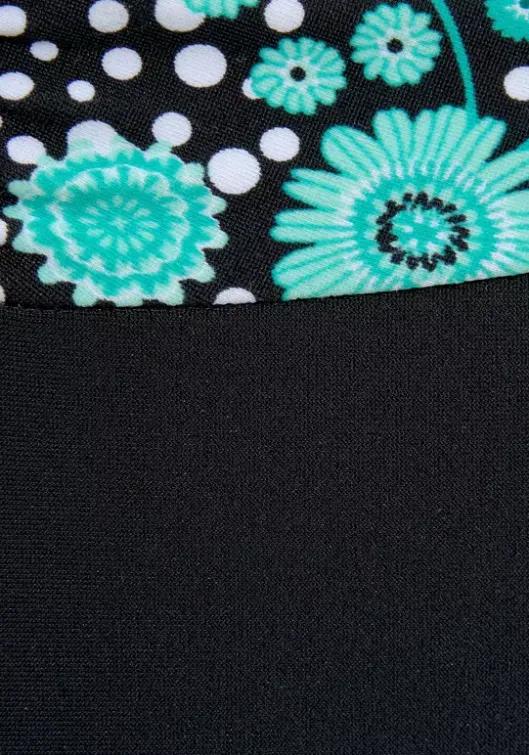 Sale LASCANA Badeanzug"Flori" Schwarz-Mint