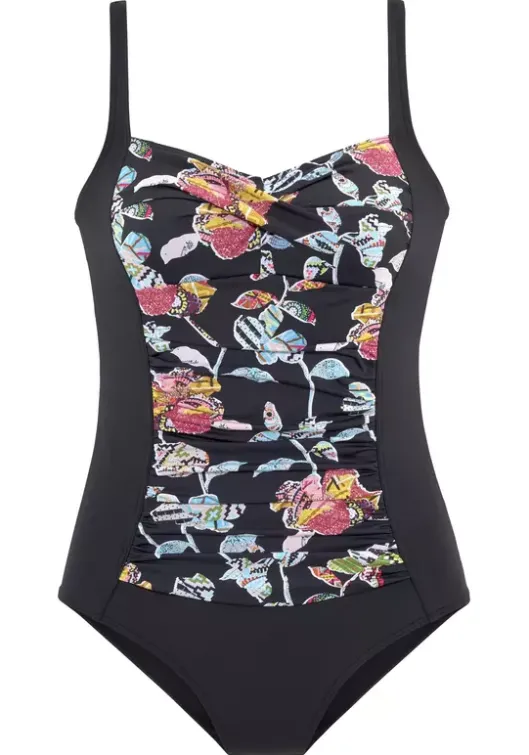 Clearance Sunseeker Badeanzug"Jam" Schwarz-Bunt