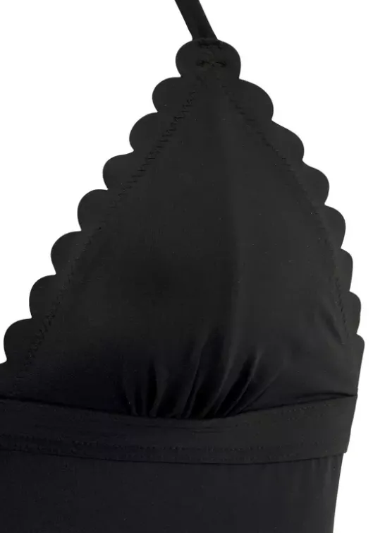 Clearance LASCANA Badeanzug"Scallop" Schwarz