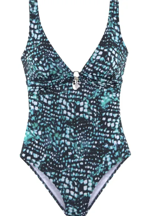 Clearance Bruno Banani Badeanzug"Taki" Marine-Bedruckt
