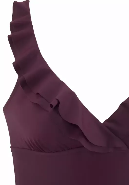 Sale JETTE Badeanzug"Volant" Bordeaux