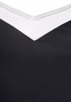 New LASCANA Badekleid Schwarz-Reinweis