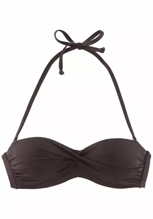 Outlet LASCANA Bandeau-Bikini-Top"Italy" Braun