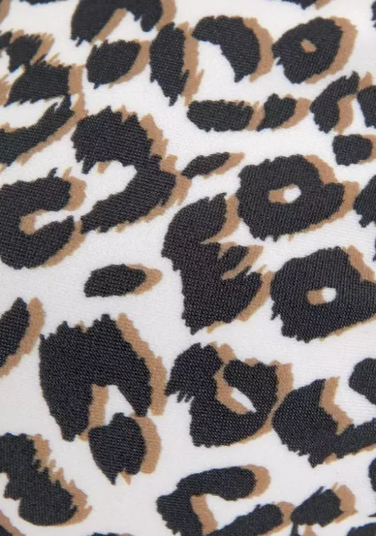 Outlet Buffalo Bandeau-Bikini-Top"Kitty" Braun-Bedruckt