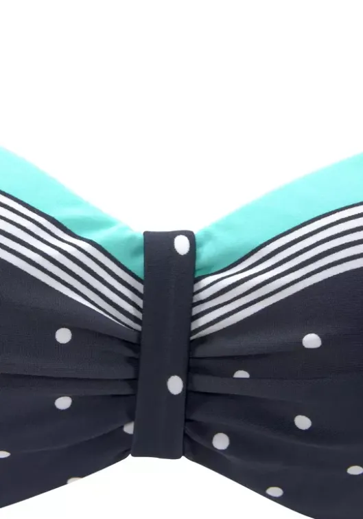 New LASCANA Bandeau-Bikini-Top"Monroe" Marine-Turkis