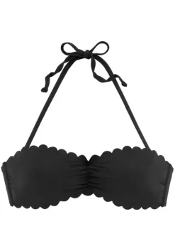 Bandeau-Bikini-Top"Scallop" Bandeau-Bikinis