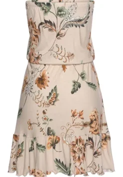 Best Buffalo Bandeaukleid Beige-Bedruckt