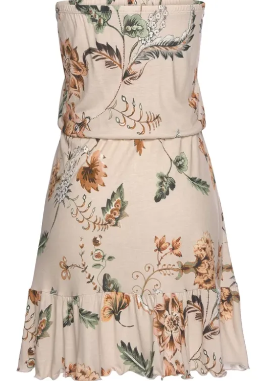 Best Buffalo Bandeaukleid Beige-Bedruckt
