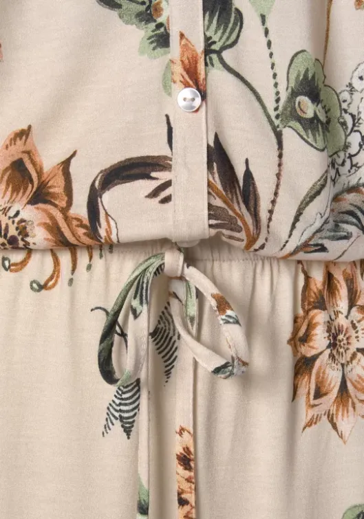 Best Buffalo Bandeaukleid Beige-Bedruckt