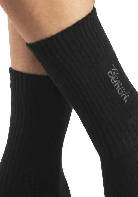 Discount Bench. Basicsocken 1X Schwarz, 1X Anthrazit-Meliert, 1X Pistazie