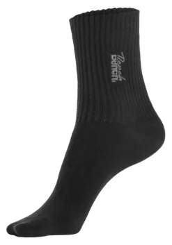 Discount Bench. Basicsocken 1X Schwarz, 1X Anthrazit-Meliert, 1X Pistazie