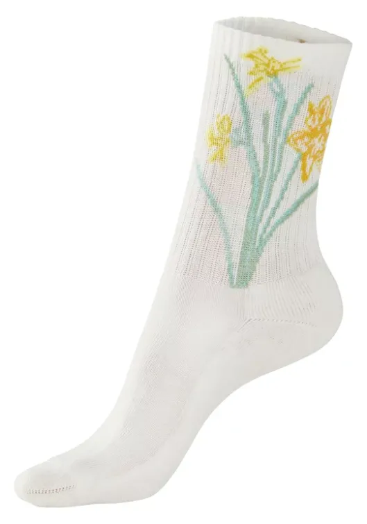 Outlet LASCANA Basicsocken 4X Ecru