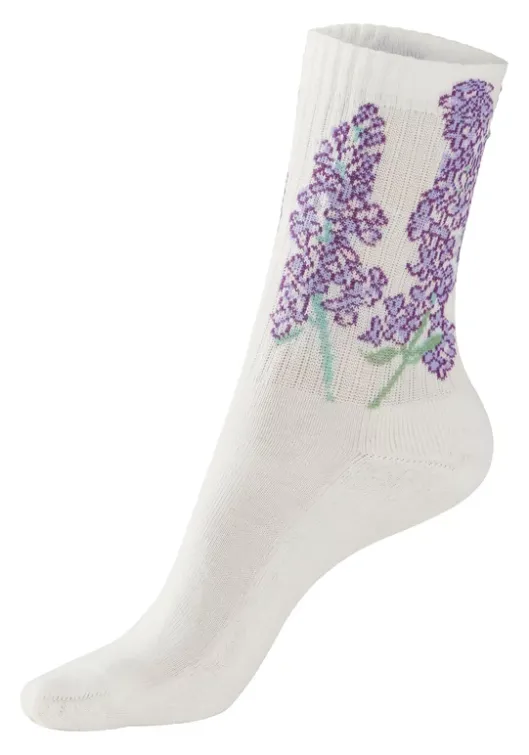 Outlet LASCANA Basicsocken 4X Ecru