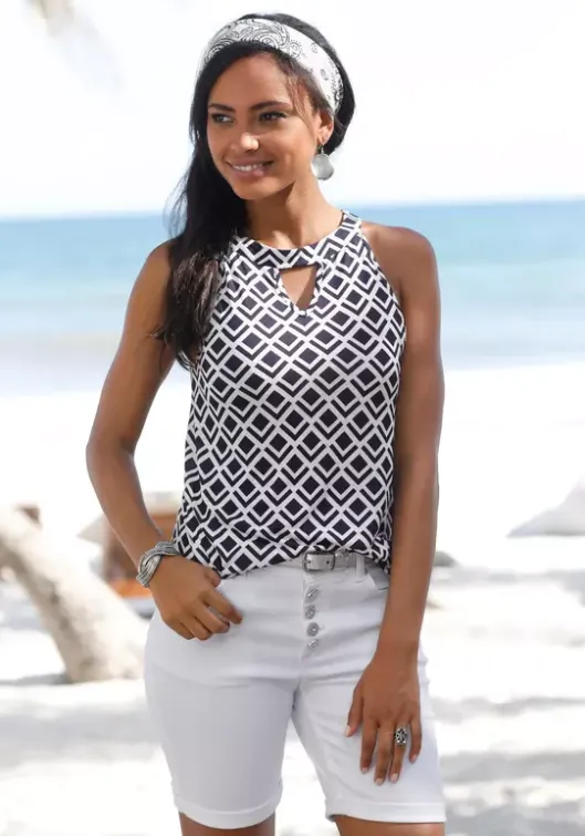 Best LASCANA Bermudas Weis