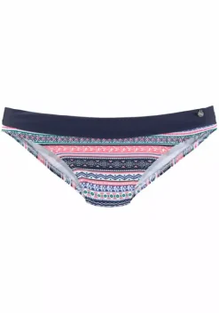 Best s.Oliver Bikini-Hose"Barcelona" Blau-Rose-Gestreift