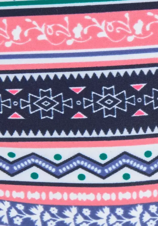Best s.Oliver Bikini-Hose"Barcelona" Blau-Rose-Gestreift