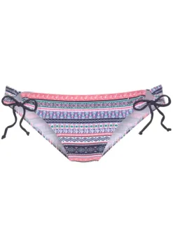 Outlet s.Oliver Bikini-Hose"Barcelona" Blau-Rose-Gestreift