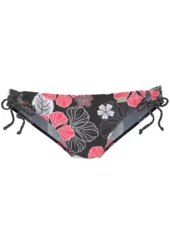 Hot Buffalo Bikini-Hose"City" Schwarz-Bedruckt