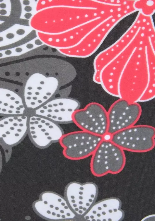 New Buffalo Bikini-Hose"City" Schwarz-Bedruckt