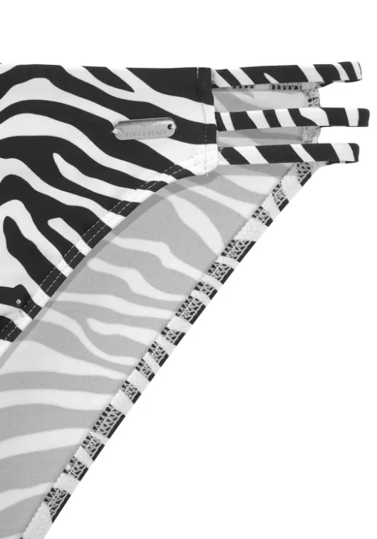 New Venice Beach Bikini-Hose"Fjella" Schwarz-Weis