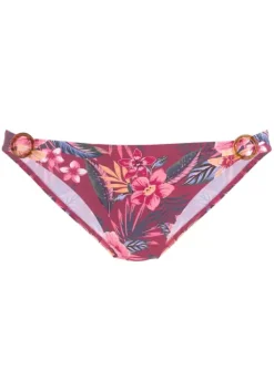 Clearance s.Oliver Bikini-Hose"Marika" Rostrot-Bedruckt