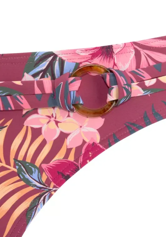 Online s.Oliver Bikini-Hose"Marika" Rostrot-Bedruckt