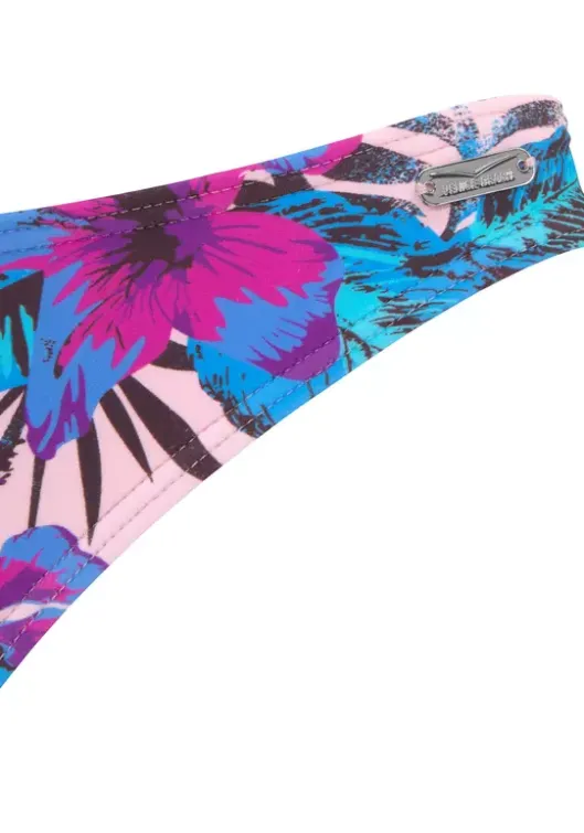 Hot Venice Beach Bikini-Hose"Marly" Rosa-Bedruckt