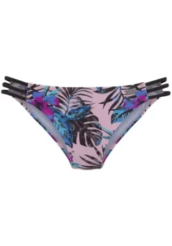 Venice Beach Bikini-Hose"Marly" Rosa-Bedruckt