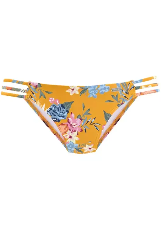 Bench. Bikini-Hose"Maui" Gelb-Bedruckt