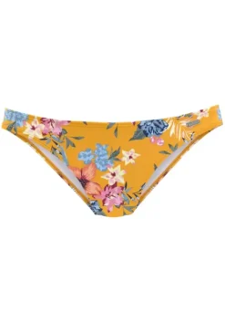 Discount Bench. Bikini-Hose"Maui" Gelb-Bedruckt