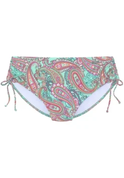 Hot Venice Beach Bikini-Hose"Paislee" Mint Bedruckt