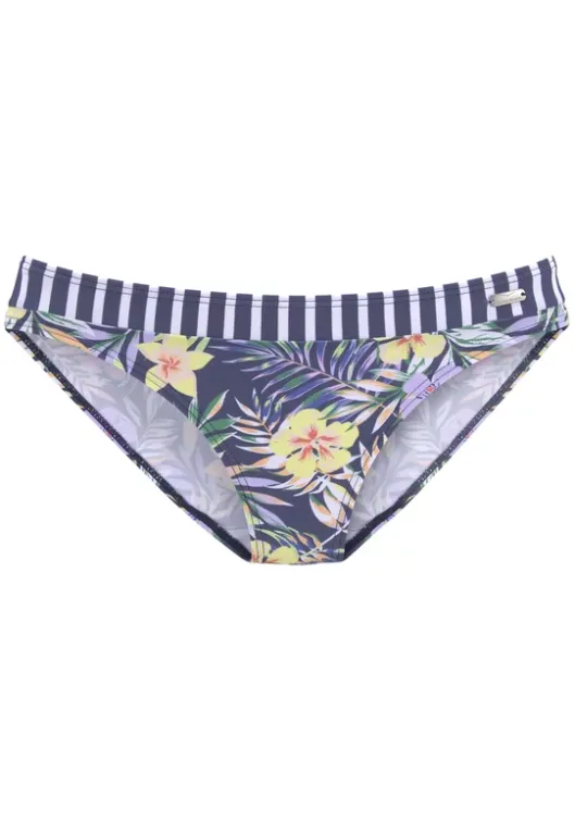 Sale Venice Beach Bikini-Hose"Summer" Marine-Zitrone
