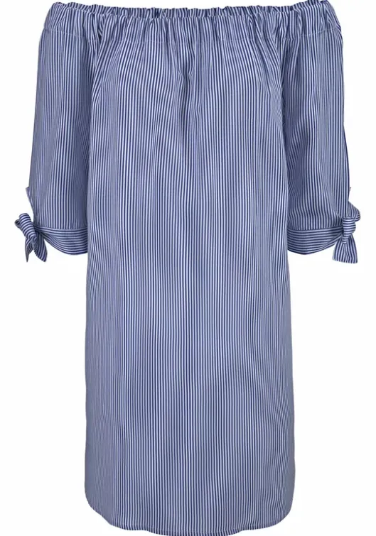 Best LASCANA Blusenkleid Blau-Weis