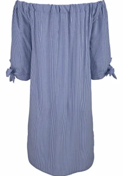 Best LASCANA Blusenkleid Blau-Weis