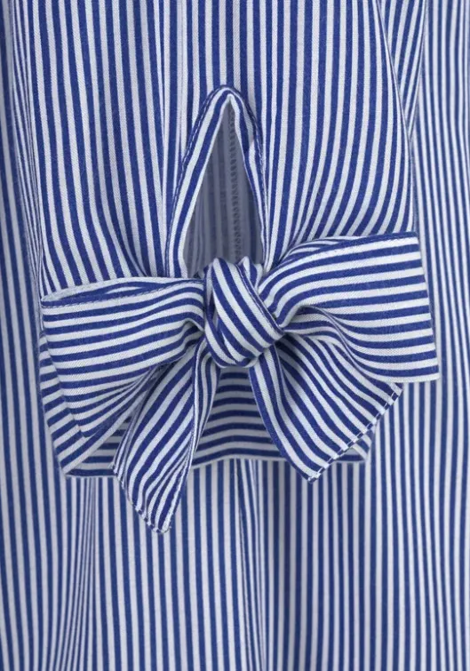 Best LASCANA Blusenkleid Blau-Weis