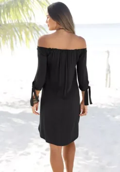 Discount LASCANA Blusenkleid Schwarz