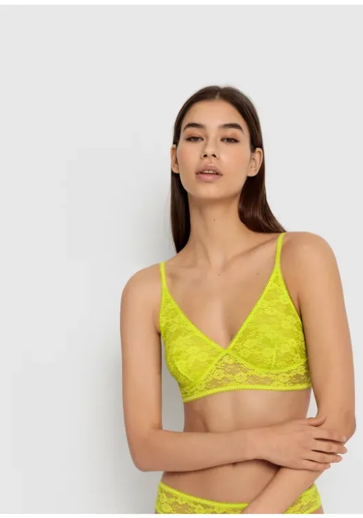 Discount LSCN by LASCANA Bralette Lime Punch