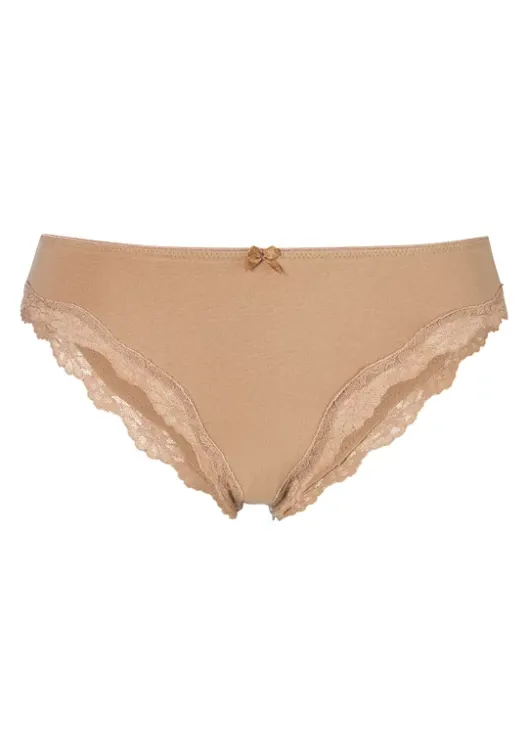 Discount LASCANA Brasilslip Beige, Schwarz, Weis