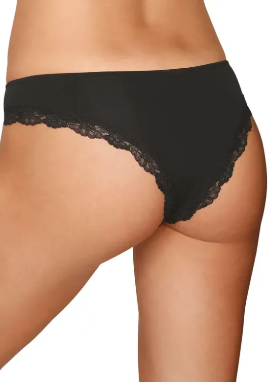 Discount LASCANA Brasilslip Beige, Schwarz, Weis