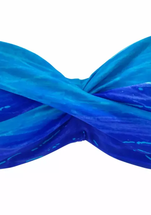 Discount LASCANA Bugel-Bandeau-Bikini Blau-Bedruckt