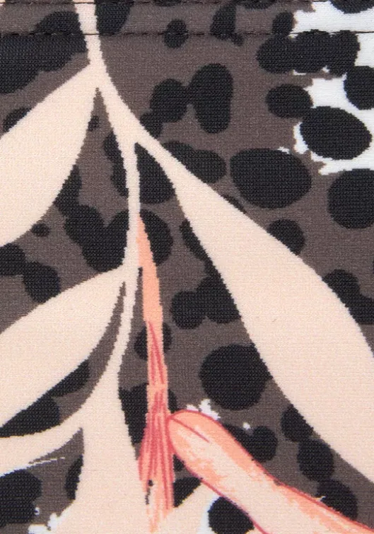 Buffalo Bugel-Bandeau-Bikini"Branda" Braun-Apricot