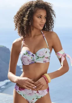 Hot Bugel-Bandeau-Bikini"Rose" Bandeau-Bikinis