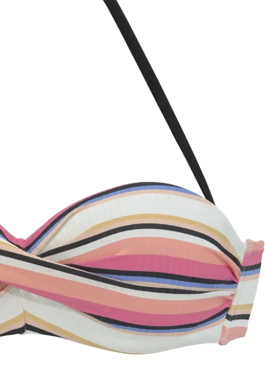 Bugel-Bandeau-Bikini"Strip" Nachhaltige Bademode