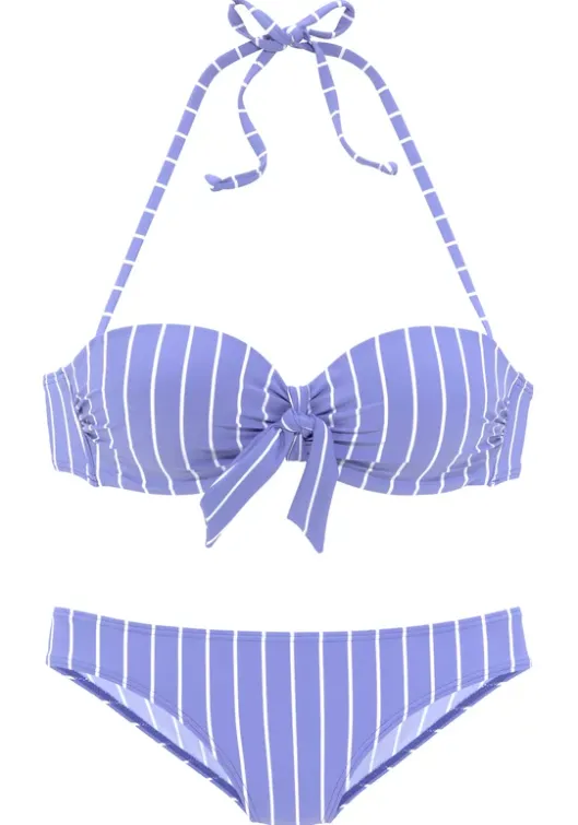 Discount Vivance Bugel-Bandeau-Bikini"Suru" Blau-Creme
