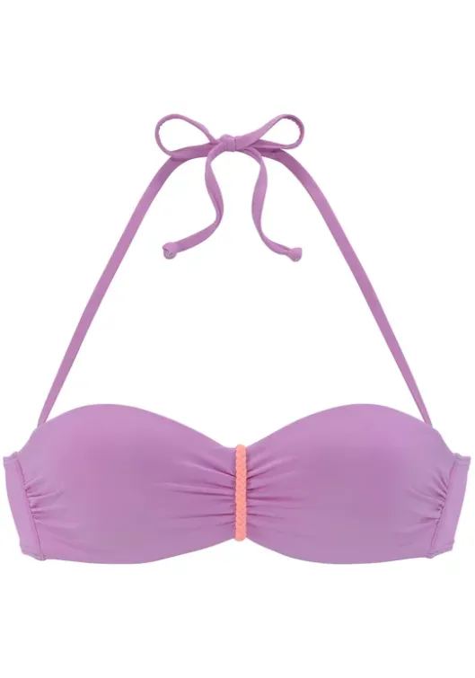 Outlet Venice Beach Bugel-Bandeau-Bikini-Top"Anna" Lila