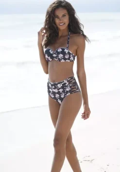 Hot Bugel-Bandeau-Bikini-Top"Ditsy" Bandeau-Bikinis