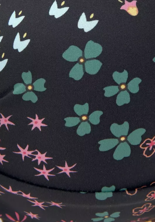 Best s.Oliver Bugel-Bandeau-Bikini-Top"Milly" Schwarz-Bedruckt