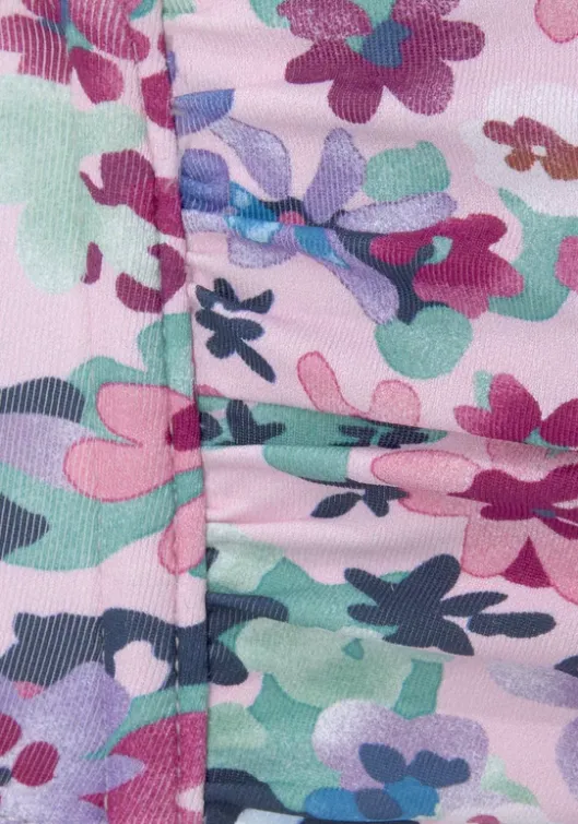 Sale s.Oliver Bugel-Bandeau-Bikini-Top"Scatter" Lila-Bedruckt